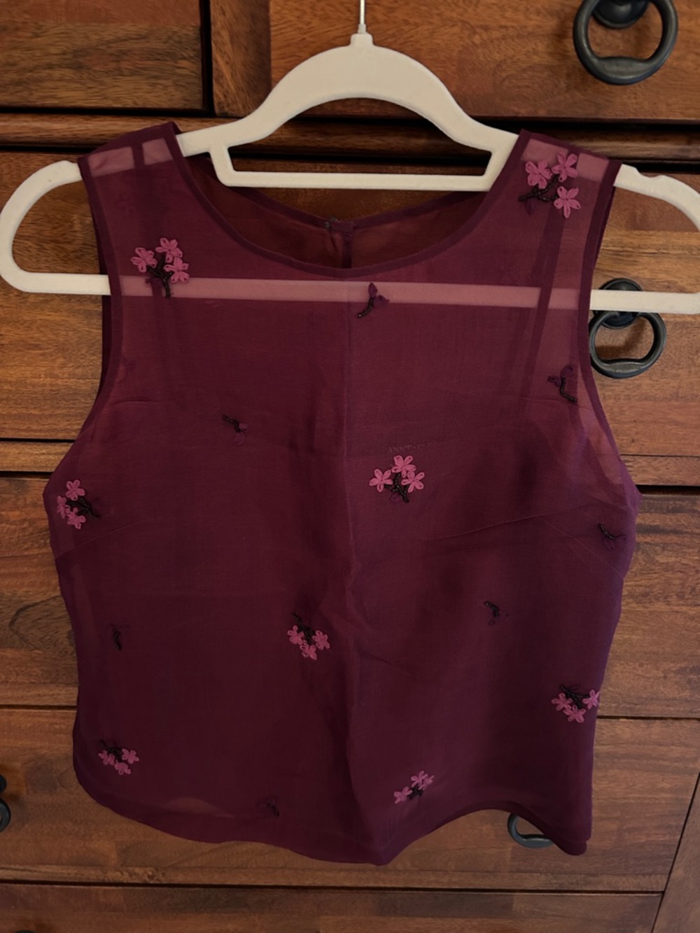 Ann Taylor Vintage 90’s Silk Floral Sleeveless Top